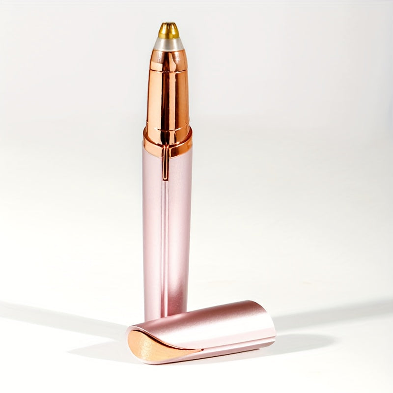 Electric Eyebrow Trimmer, Automatic, USB Charging, Rechargeable Lithium Battery 60mAh, Unscented, Abs Material, with Eyebrow Knife and Shaper (or Blade) for Women, Unisex Body Hair Remover