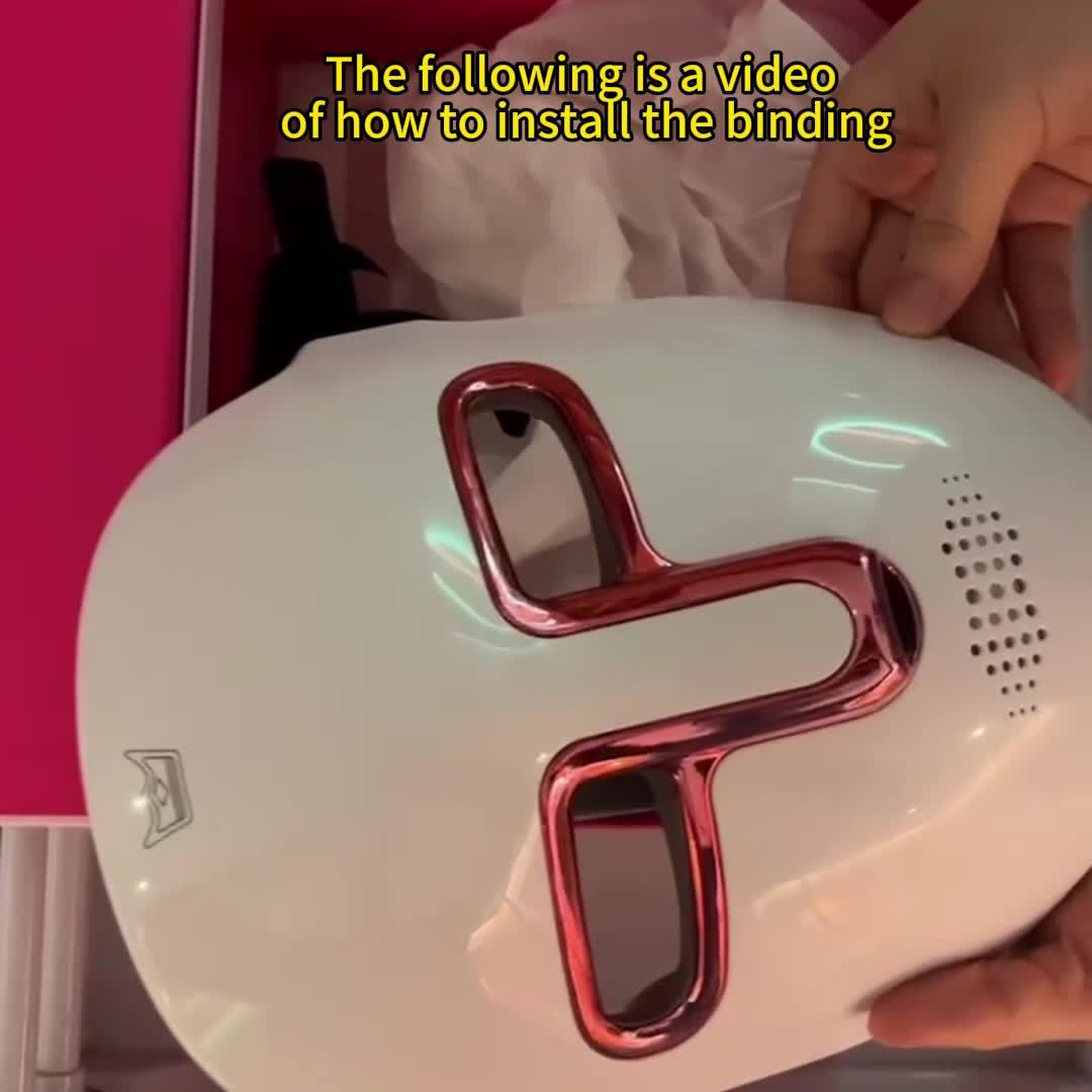 7-Color LED Light Therapy Face & Neck Mask – Rechargeable Skincare Mask for Anti-Aging, Acne, and Glow Boosting – Perfect Valentine's Day Gift for Women