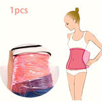1 Pair Women's Adjustable Plastic Waist & Leg Binding Belts - Body Shaping Posture Corrector for Workout, Gym, Daily Commute - Tummy Control, Hand Washable, Gym Accessories | Seamless Design | Flexible Material