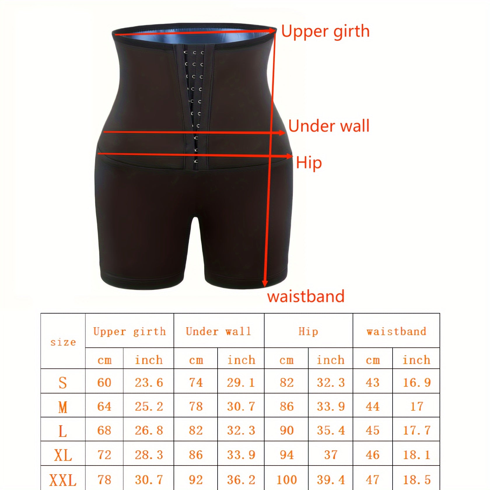 Button Up Sauna Sports Shorts For Women, High Waist Slim Fit Shorts, Compression Heat Exercise Shaping Thigh Three Quarter Pants