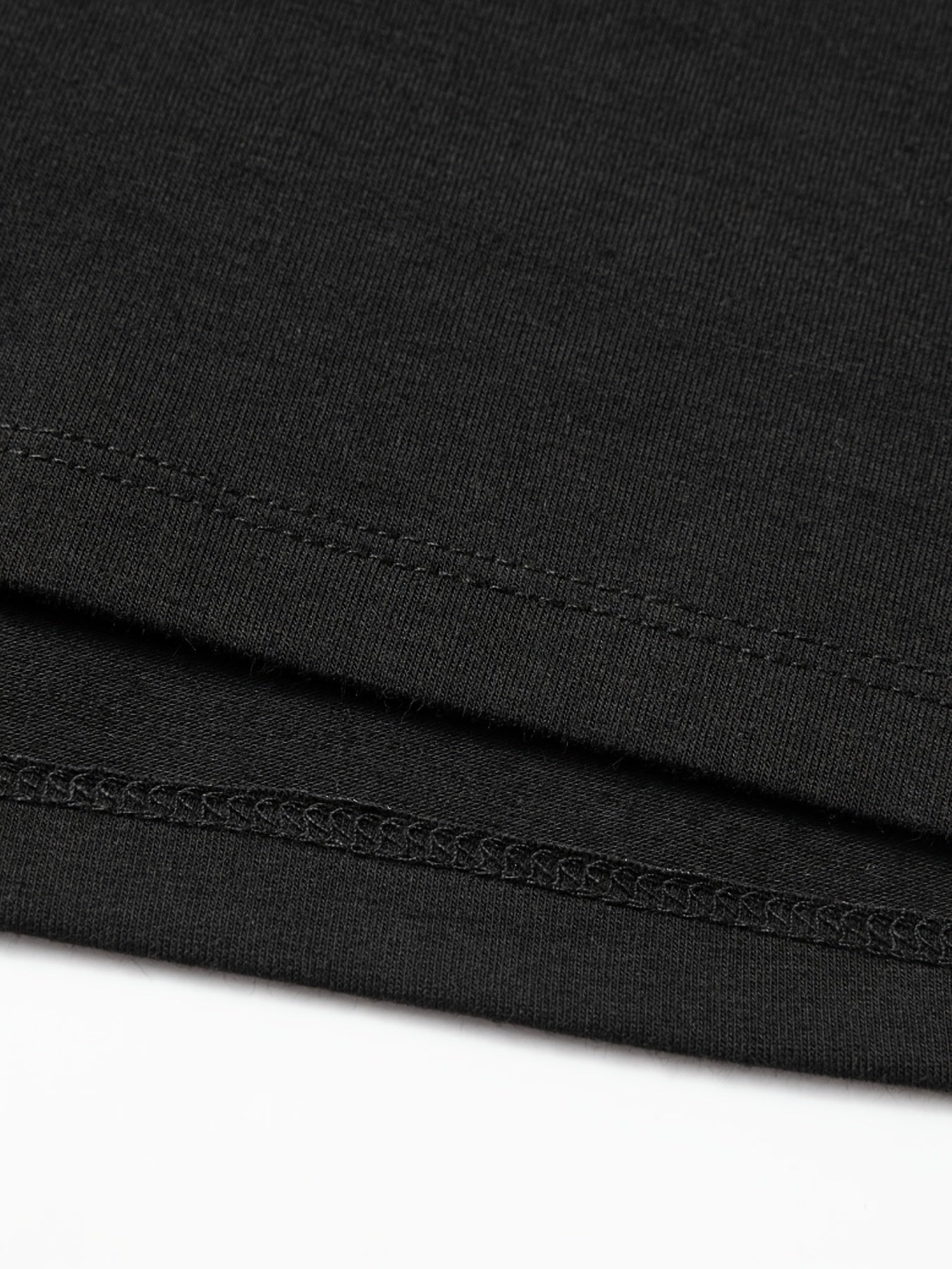 Women'S Sexy Cropped T-Shirt with Print, 100% Polyester Crew Neck, Medium Stretch Knit Fabric, Summer Season Top, 180gsm - Black