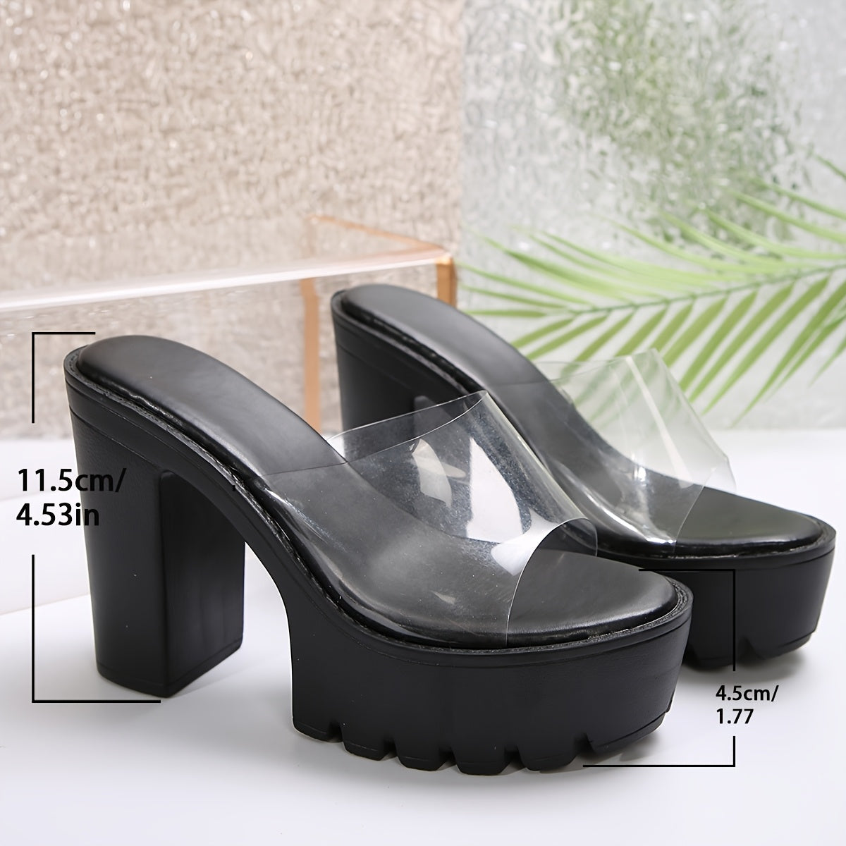 New Women's Wedge Thick Sole Slippers - One-Step Slides, Outdoor Beach Shoes, Versatile and Fashionable, Soft Bottom, Anti-slip Sandals - For Summer - For Women - Suitable for Beach, Vacation, Casual Wear - Perfect Gift for W