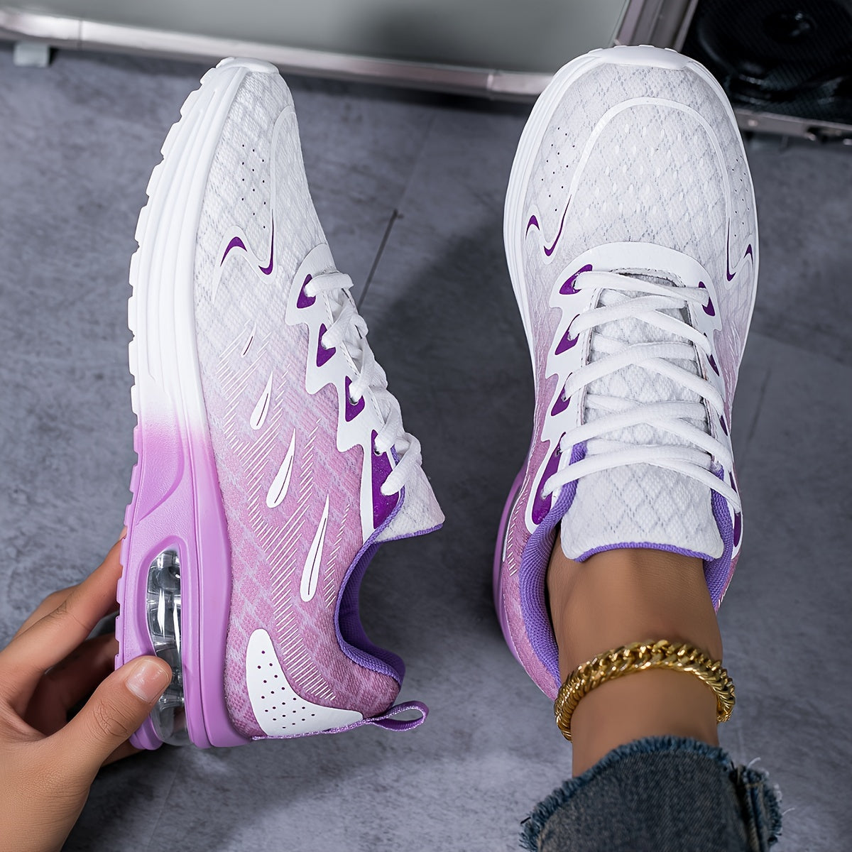 Women's Orthopedic Mesh Air Cushion Sneakers – Lightweight, Non-Slip Running & Walking Shoes for Gym, Sports & All-Day Comfort