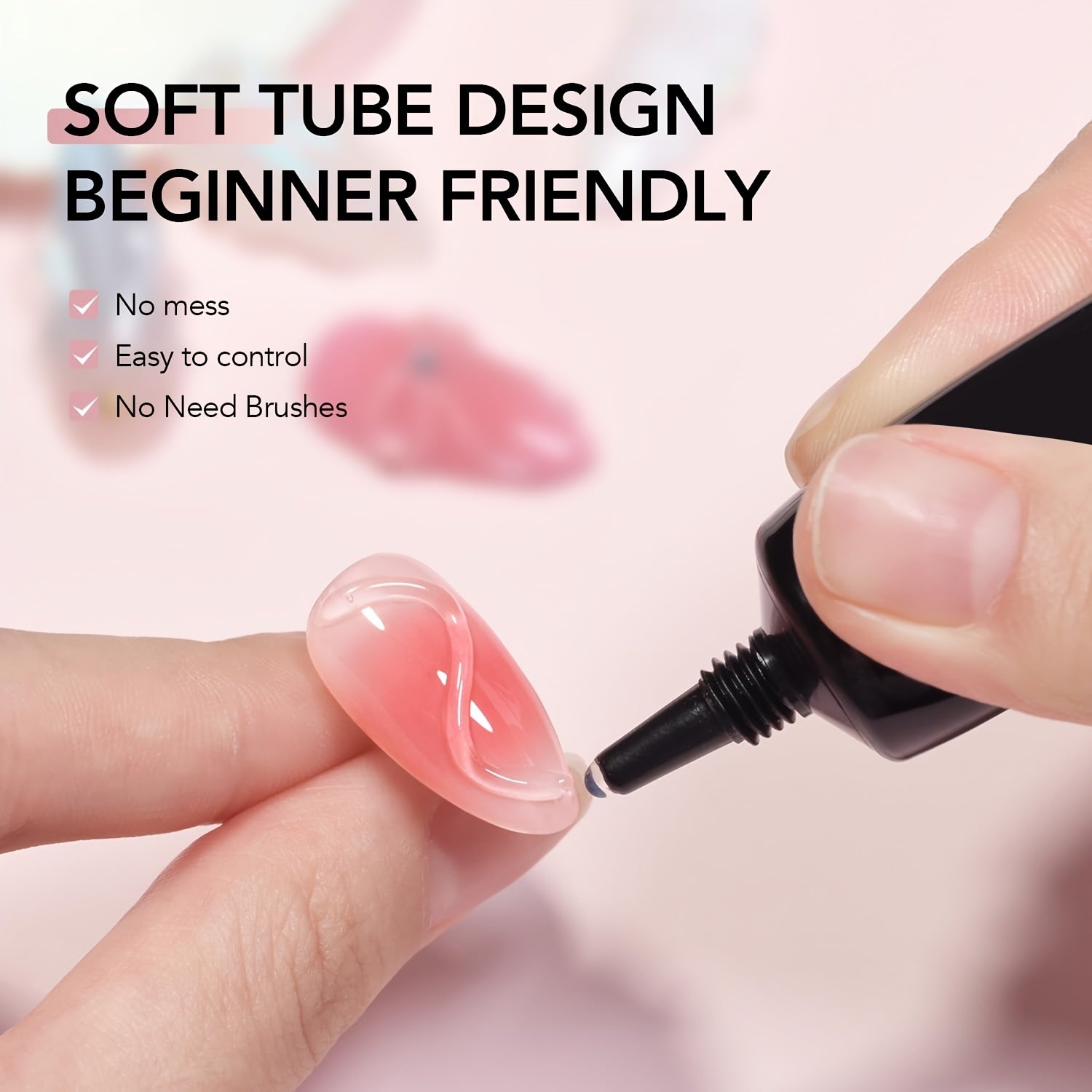 3D Nail Art Modeling Gel – Sculpting & Painting Gel for Autumn/Winter DIY Nails, Halloween Designs & Creative Molding, Formaldehyde-Free
