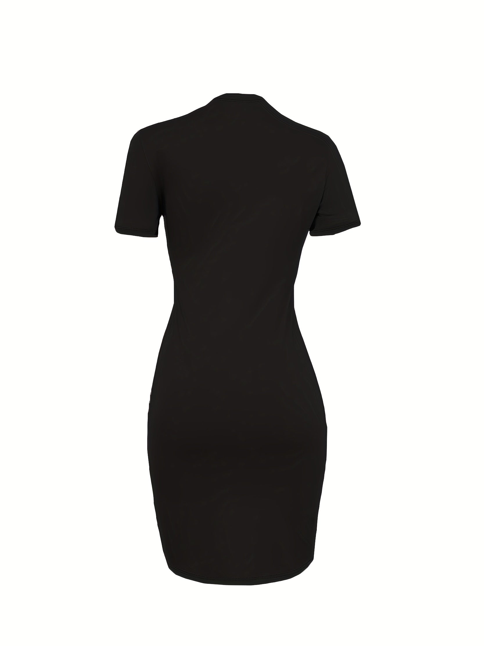 8044M100 European and American Women's Fashion Print Short Sleeve Cross-Body Sexy Motorcycle Dress for Sports Outdoor