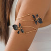 1pc Elegant & Sexy Floral Open Cuff Armlet - Iron Material, Perfect for Parties, Weddings, Summer Events, and Casual Outings - Ideal Gift for Friends & Family, Floral Armlet