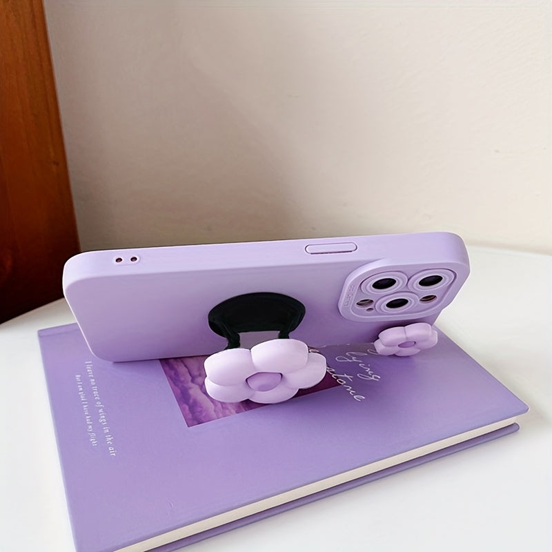Creative Daisy Stand Phone Case - Stylish, Compact, and Unique