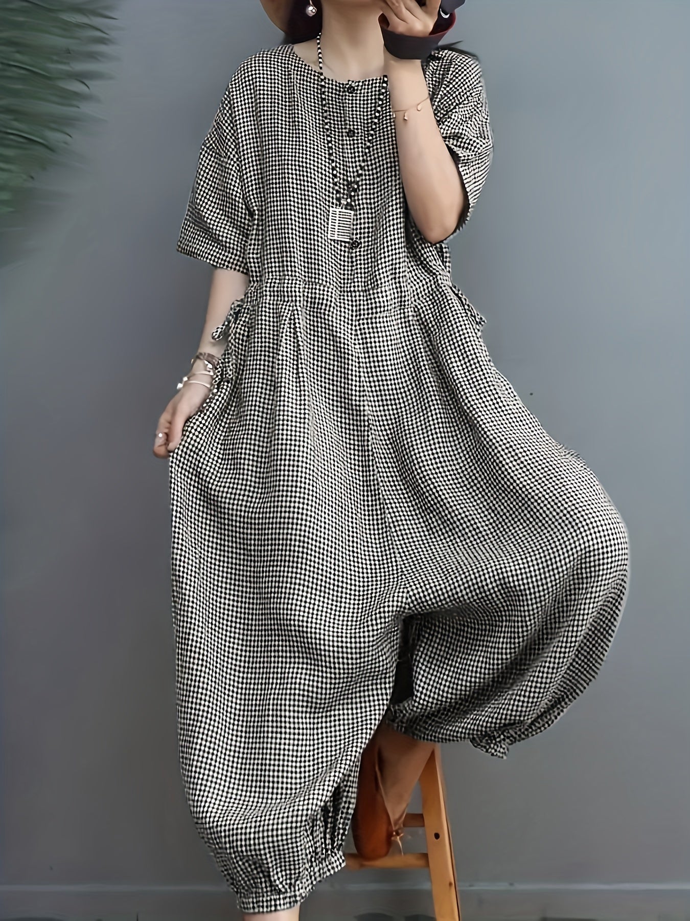 New Stylish Autumn Jumpsuit for Women, Versatile Design 10072