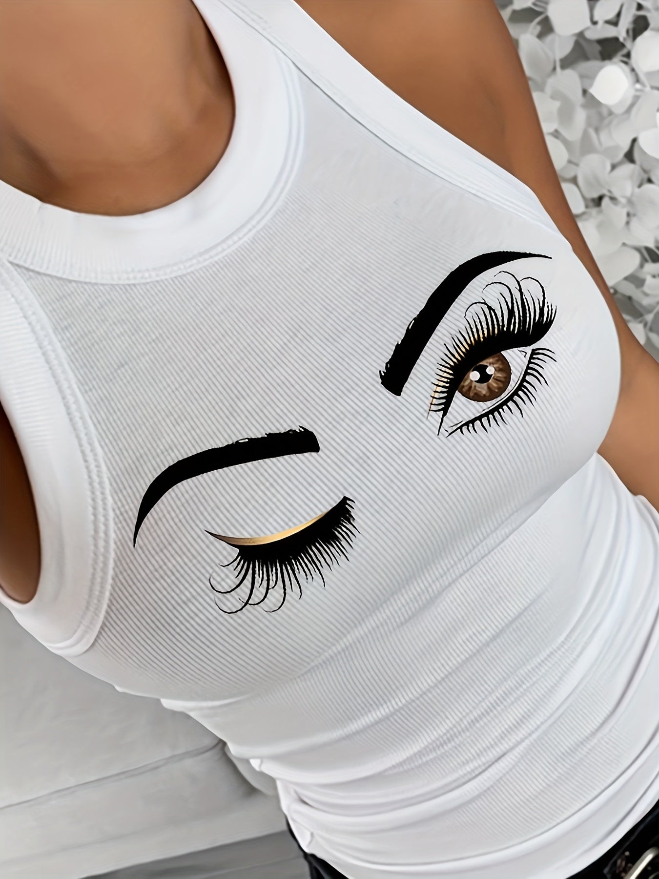 Women'S Sleeveless Color Block Tank Tops Basic Cami Shirt And Tank Blouses