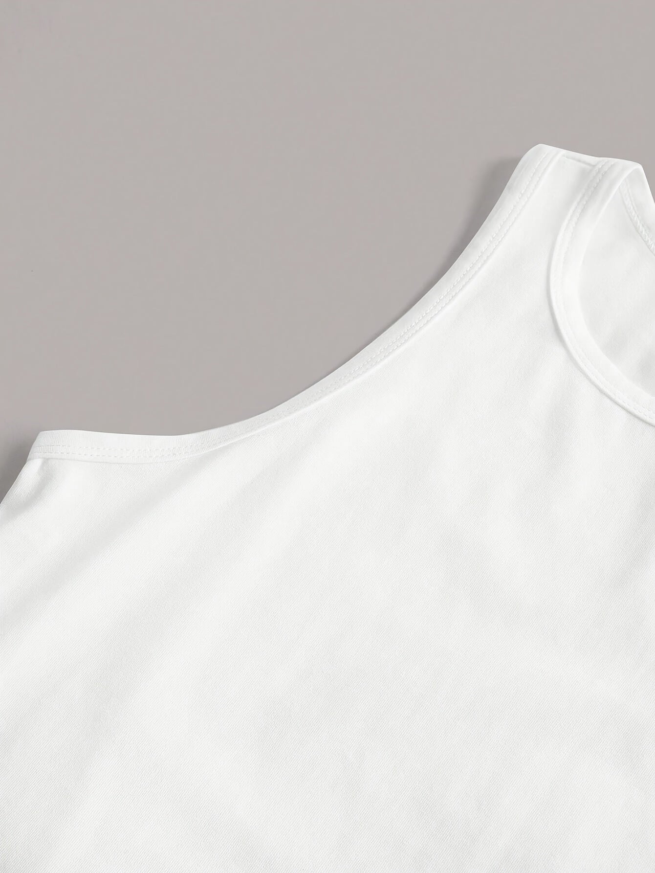Women's White Cropped Tank Top with Black & White Lip Print - Semi-Sheer Summer Casual Top, Relaxed Fit Round Neck, Machine Washable, Ladies Tank Tops, Playful Lip Design, Semitransparent Material, Everyday Outfit, Breathable