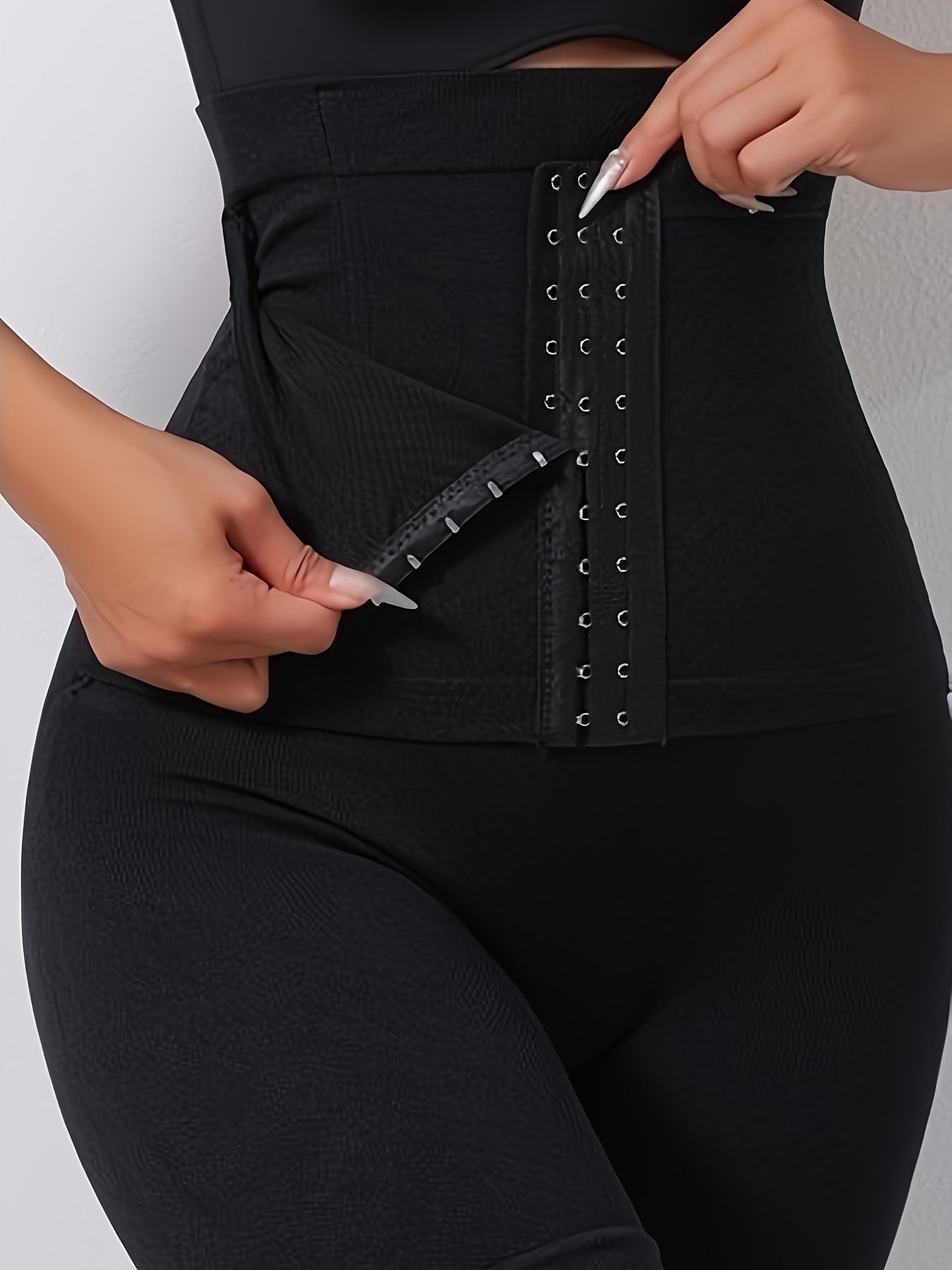 Elegant High-Waist Tummy Control Shapewear Shorts for Women - Seamless, Anti-Roll & Butt Lifting with Front Closure, Elegant Special Project Style