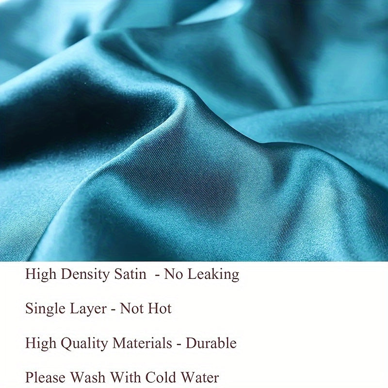 3pcs Satin Sleep Caps with Floral Print - Lightweight, Breathable Hair Protection for Long & Curly Hair, All-Season Comfort in Navy Blue, Teal Green, Black, Red, Purple, Pink & Golden