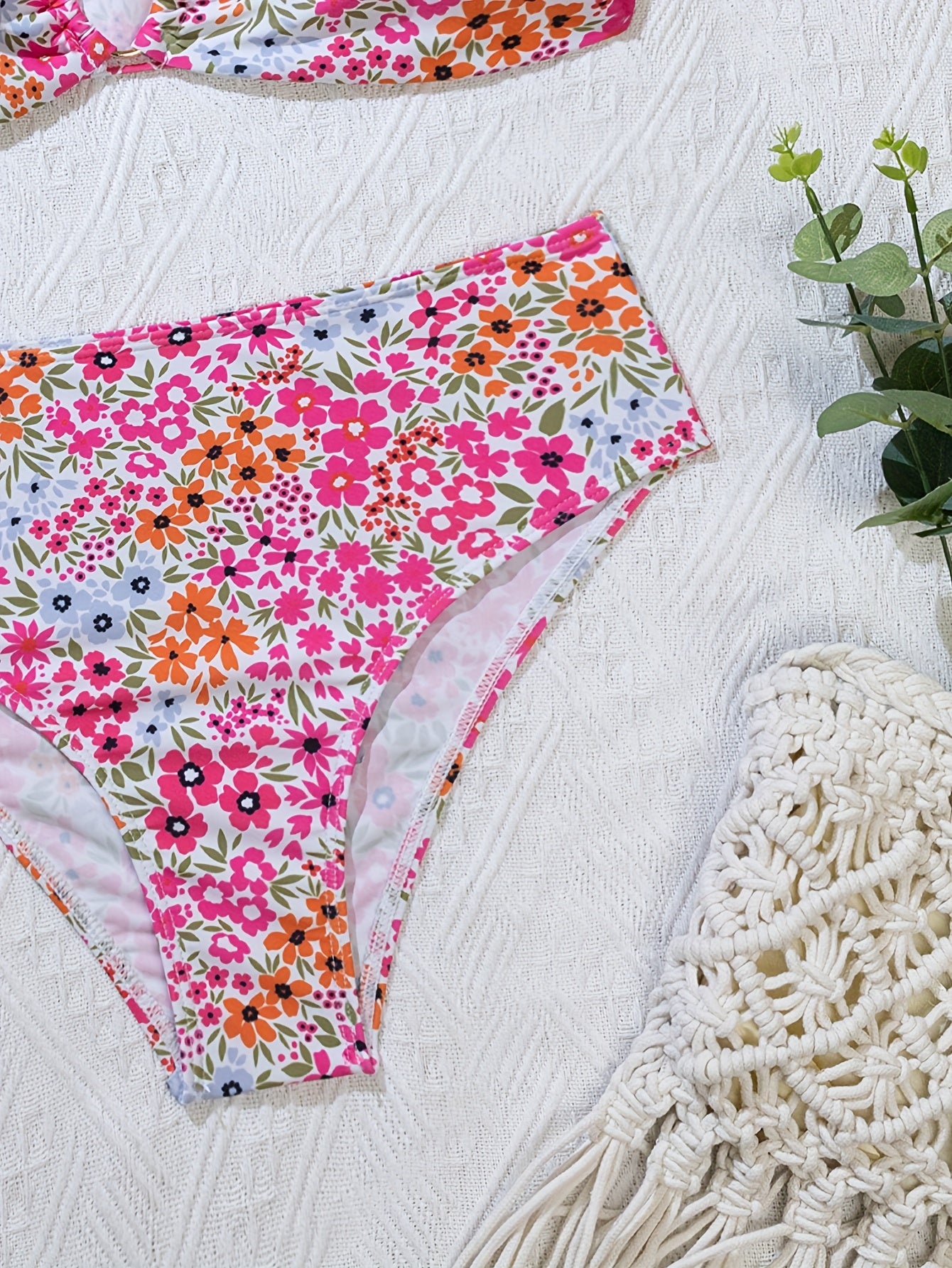 Sexy Floral Vacation Beach Bikini Set