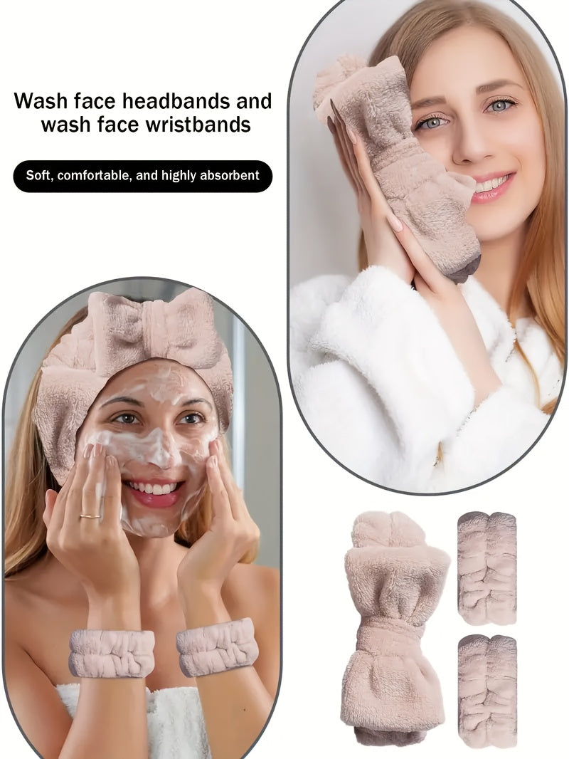 Professional Makeup Brush Set in Combination Light Beige - 20/40pcs with High-Quality Nylon Bristles, Headbands, Sponges & Velvet Applicators, ABS Plastic Handles, Fragrance-Free