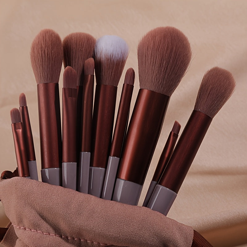 13-Piece Professional Makeup Brush Set – Soft Hypoallergenic Brushes for Foundation, Powder, Blush & Eyeshadow | Includes Kabuki Blending Brush | Perfect Gift for Valentine's Day or Birthdays