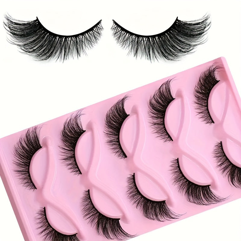 3 Packs of 15-Pair Cat Eye Lashes – Dramatic Wispy D Curl False Eyelashes, Reusable Strip Lashes for Glamorous Makeup & Holiday Gifts