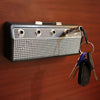 A Creative Speaker Keychain Set That Includes Four Insertable Keychains And a Wall Mounting Kit - Casual Style, Easy to Install, Made of Metal, Perfect for Space-Saving Home Storage And Decoration Enthusiasts.