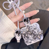 5pcs Sparkling Diamond Butterfly iPhone Charging Protector Set, Luxury for iPhone13/12/11 Charger Winder 18/20W Fast Charging Head Anti-Breakage Winder, Boyfriend/Girlfriend Gift