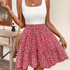 Elegant French-Inspired Floral Tank Dress for Women - High Stretch, Machine Washable, Perfect for Summer Vacations