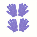 4pcs/8pcs/12pcs/20pcs Bathing Gloves, 100% Nylon Double-sided Exfoliating Gloves, Suitable for Beauty, Spa, Massage, Skin, Shower, Body Scrub, Bath Accessories, Also a Good Gift for Family Members, Random Color
