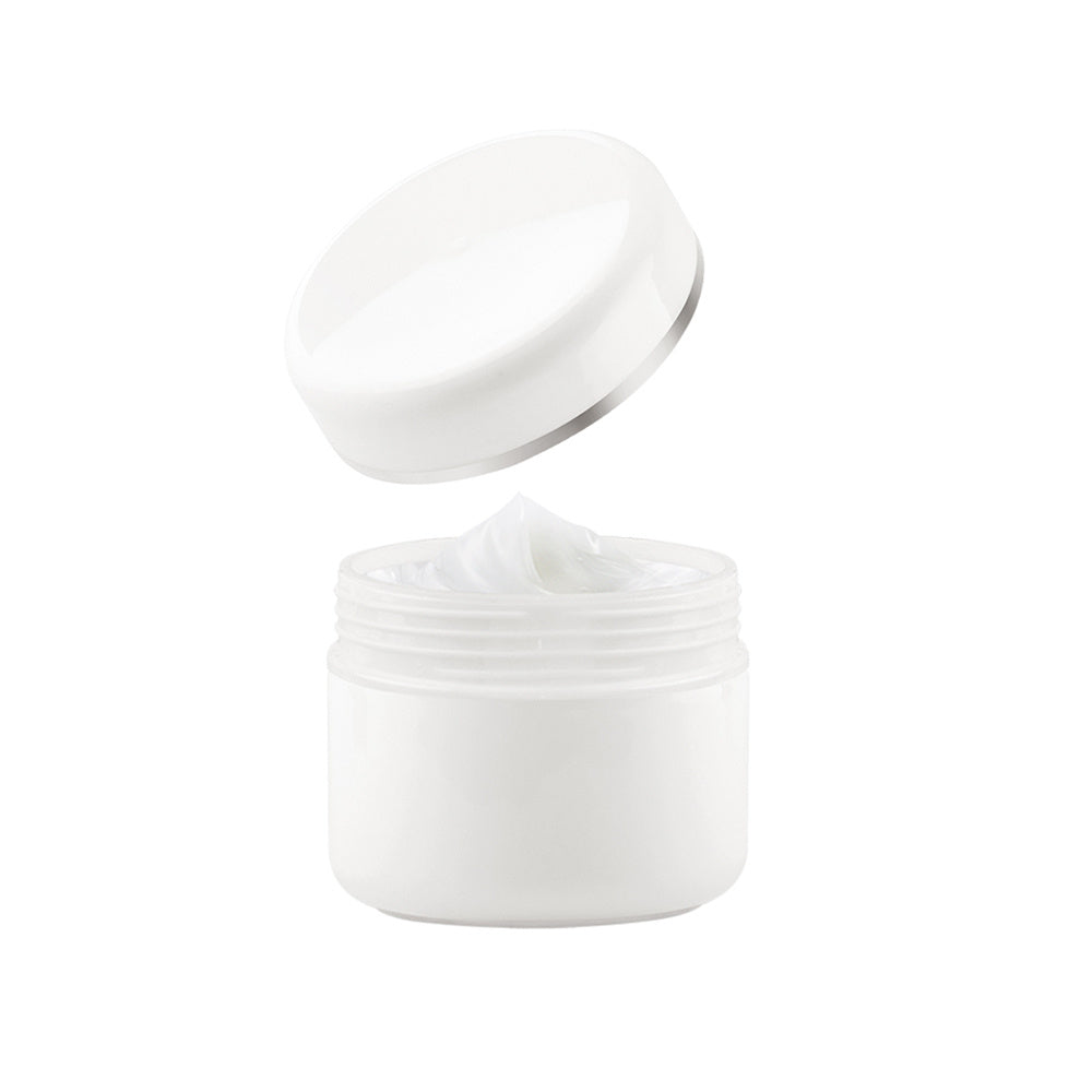 30pcs 30g Cream Jar White Plastic Cosmetic jars Sample Bottles Cosmetics Box Empty Makeup Jar Pot for Travel