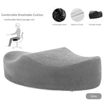 Memory Foam Buttock Pillow - Lightweight, Knit Fabric, Polyester, Oval Shape, Ideal for Post-Surgery Recovery, Office Use, and Brazilian Butt Lift Support, Hip Support Pillow | Ergonomic Design | Comfortable Fit