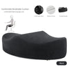 Memory Foam Buttock Pillow - Lightweight, Knit Fabric, Polyester, Oval Shape, Ideal for Post-Surgery Recovery, Office Use, and Brazilian Butt Lift Support, Hip Support Pillow | Ergonomic Design | Comfortable Fit