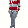 Two Piece Outfits For Women Casual Jogging Suit Set Long Sleeve Sweatshirt And Sweatpants Tracksuit Athletic Loungewear
