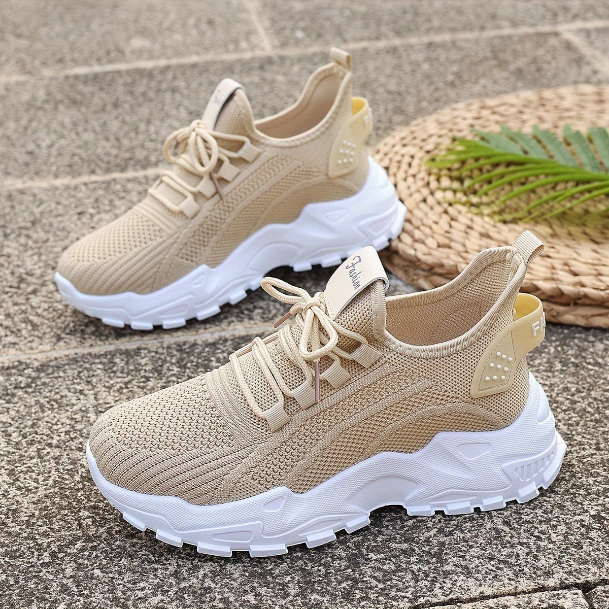Women'S All-Season Knit Running Sneakers- Ultra-Breathable, Lightweight Low-Tops with Soft Soles for All-Day Comfort