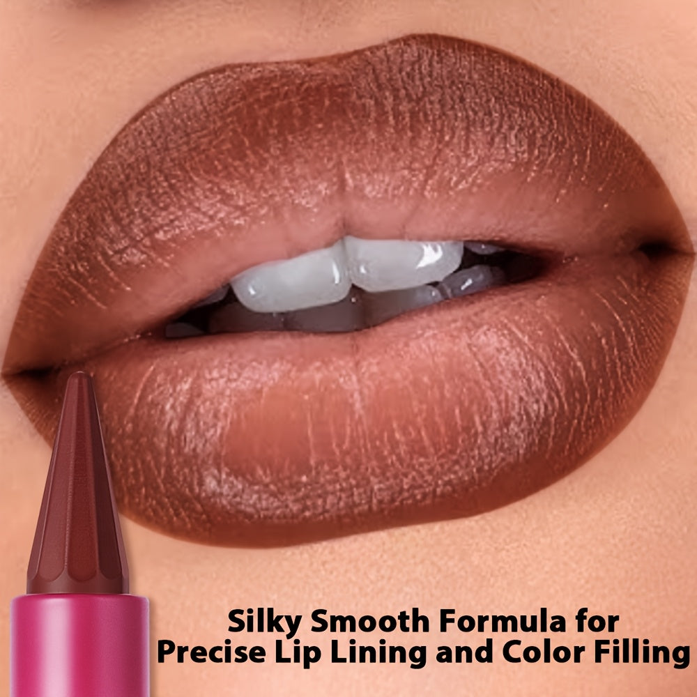 Silky Smooth Lipstick & Nourishing Lip Oil Set – Long-Lasting Glossy Finish, Precision Lip Pencil with Hydrating Lip Oil for All-Day Wear & Effortless Glam