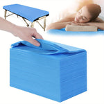 100pcs Disposable Massage Table Sheets - Breathable Non-Woven SPA Bed Covers, 31" x 70", Thin & Flexible, Pink, Not Waterproof, Perfect for Spa and Salon Use, Spa Gifts