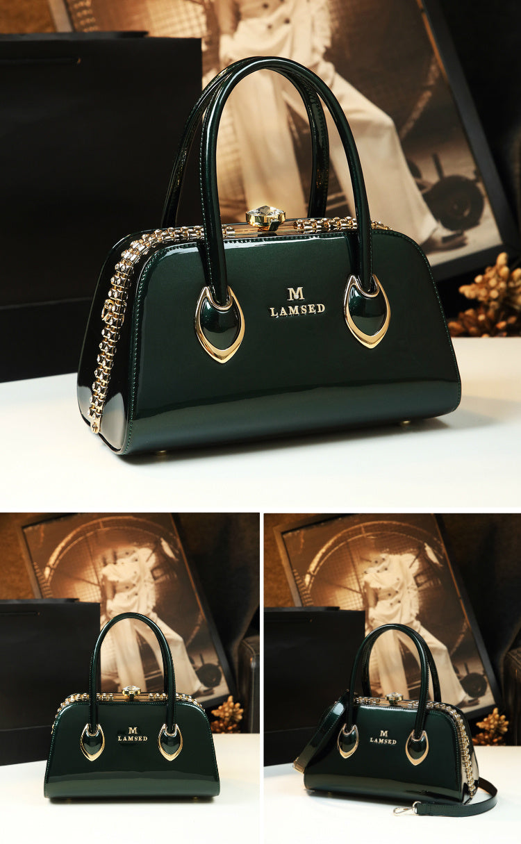 Rhinestone Glam Handbag: Stylish Satchel for Women, Perfect for Carnaval Music Festival