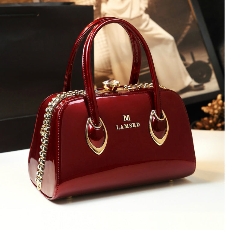 Rhinestone Glam Handbag: Stylish Satchel for Women, Perfect for Carnaval Music Festival