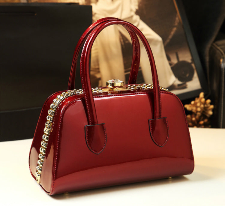 Rhinestone Glam Handbag: Stylish Satchel for Women, Perfect for Carnaval Music Festival