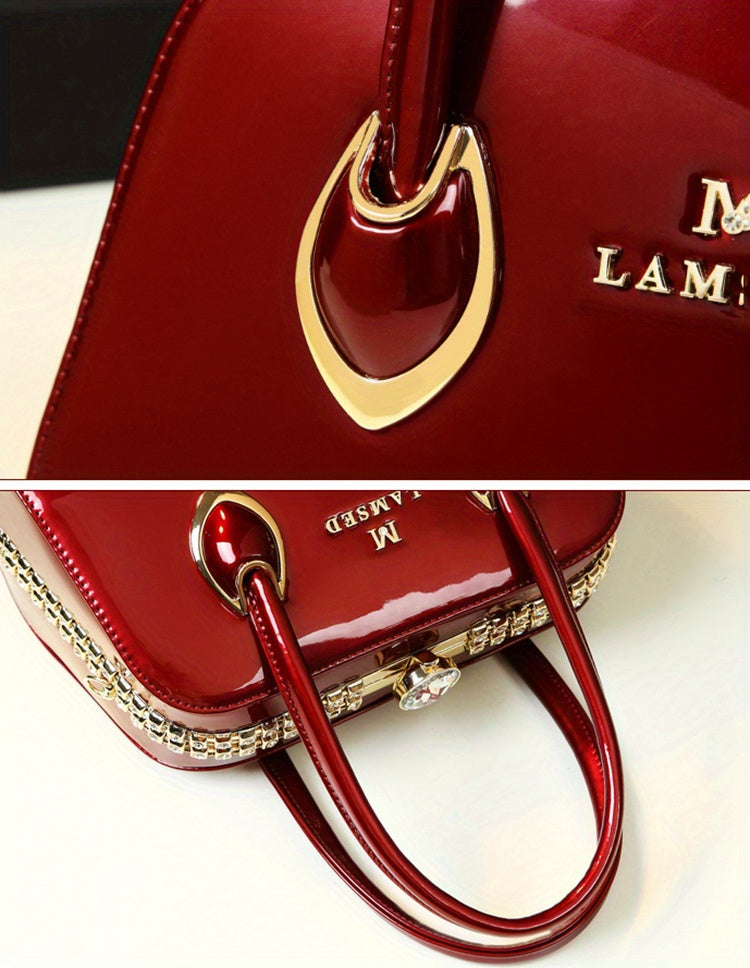Rhinestone Glam Handbag: Stylish Satchel for Women, Perfect for Carnaval Music Festival