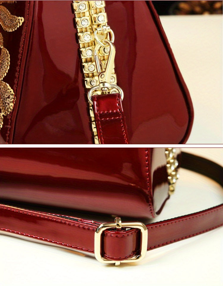 Rhinestone Glam Handbag: Stylish Satchel for Women, Perfect for Carnaval Music Festival