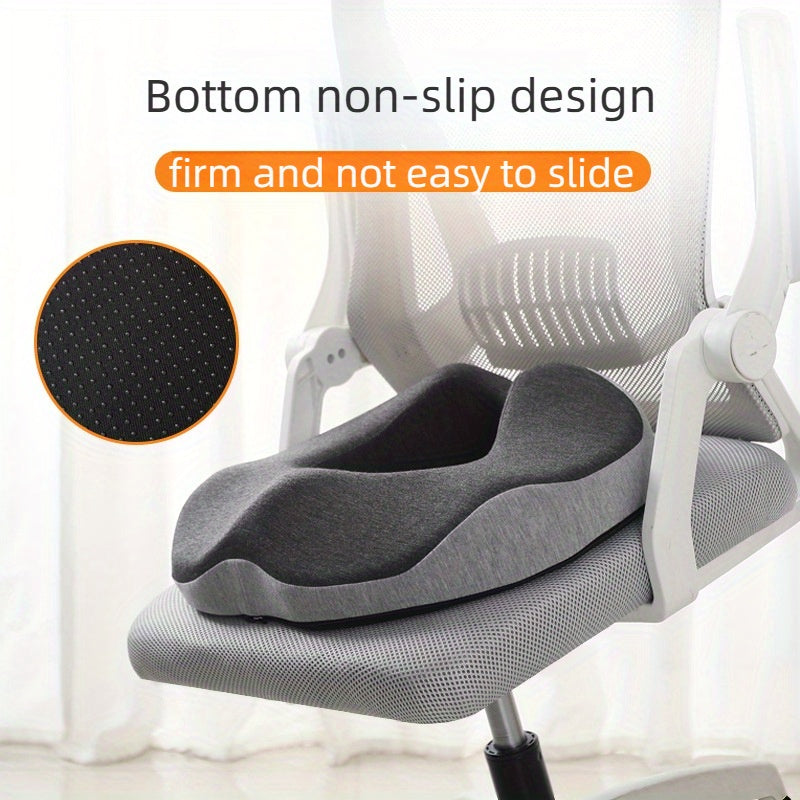 Ergonomic Memory Foam Donut Cushion - a Comfortable Office Pillow That Alleviates Tailbone Pain, Bedsores, Hemorrhoids, Sciatica, And Aids in Post-Surgery Recovery.
