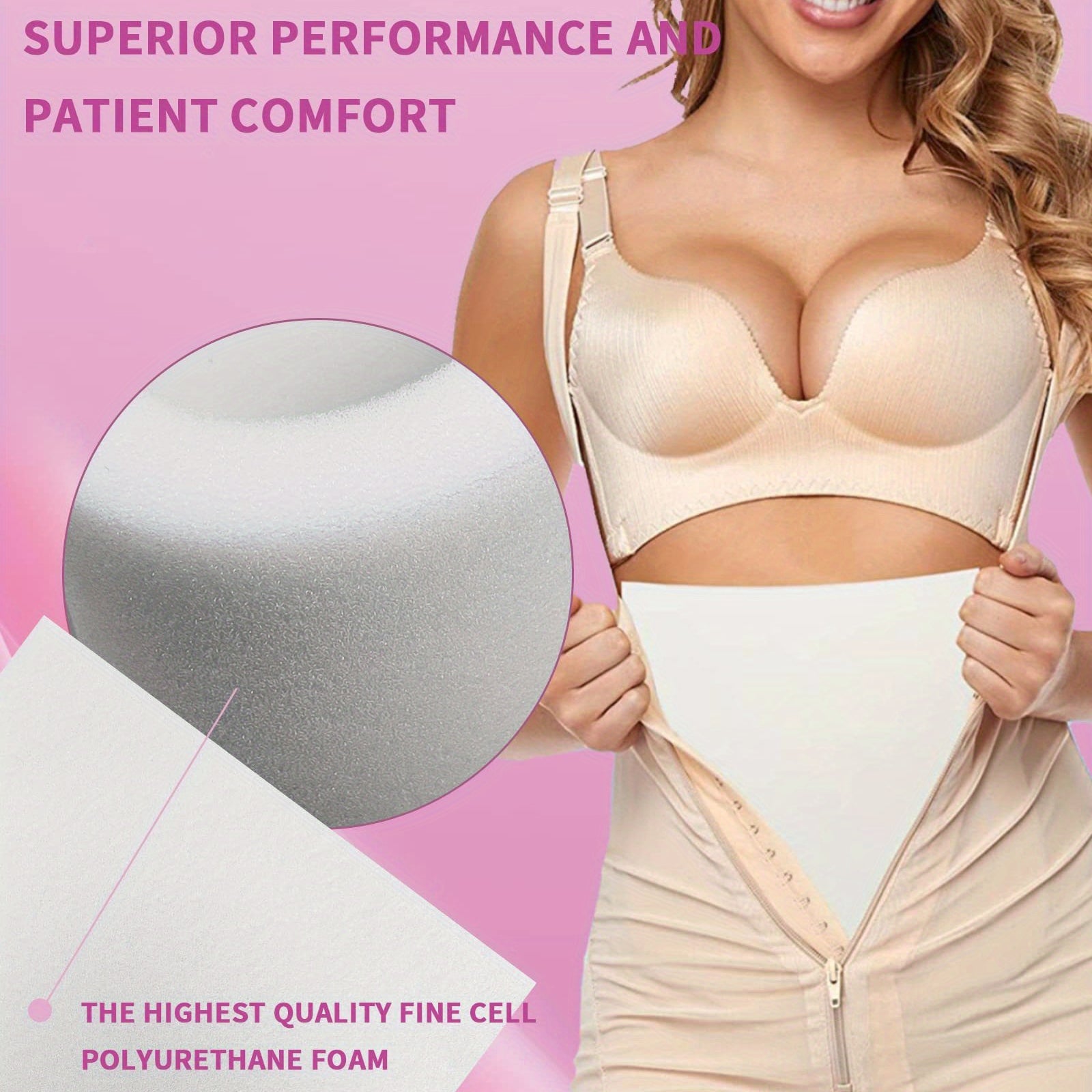 Birllaid Lipo Foam Pads for Post Surgery, Bbl Foam Boards after Lipo, Help Out When Using Ab Board Compression Garments Tummy Tuck - 4 Pack Liposuction Surgery Foam Sheet for Recovery 8" X 11" -  For Post-Liposuction Recovery