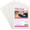 Birllaid Lipo Foam Pads for Post Surgery, Bbl Foam Boards after Lipo, Help Out When Using Ab Board Compression Garments Tummy Tuck - 4 Pack Liposuction Surgery Foam Sheet for Recovery 8" X 11" -  For Post-Liposuction Recovery