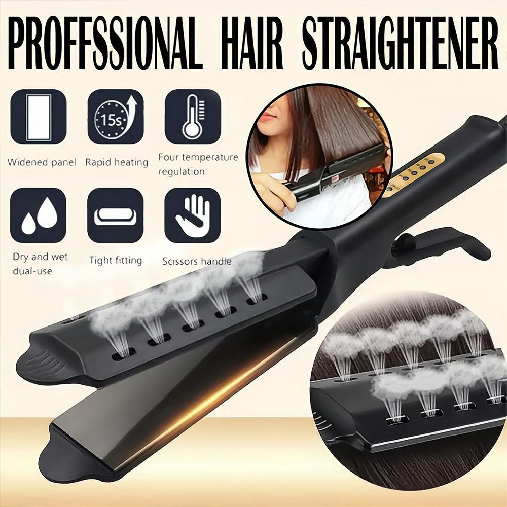 Hair Straightener, Four-gear Temperature Adjustment, Ceramic Lonic Flat Lron Curlinglron Hair Curler, Gifts for Women, Mother's Day Gift