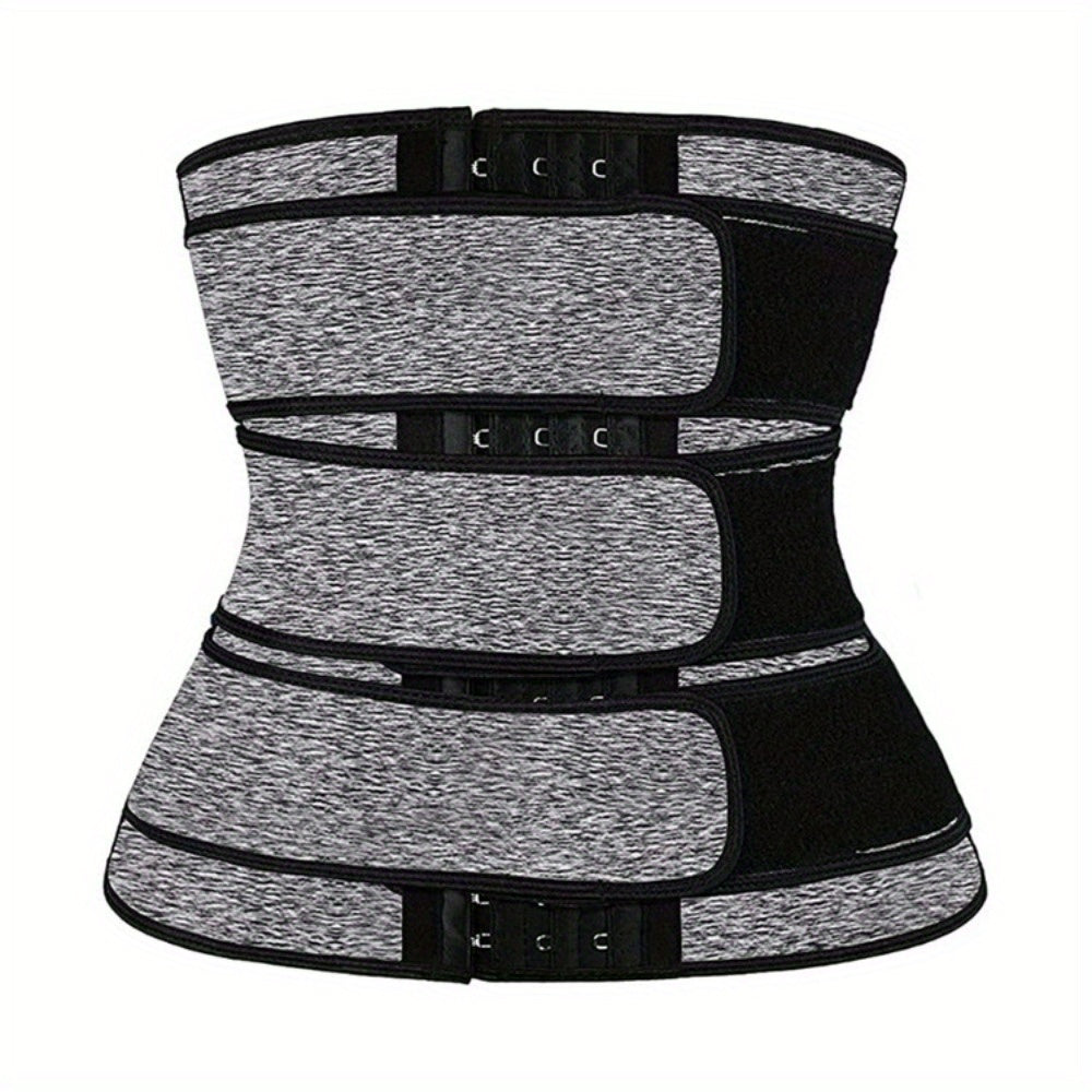 1pc Neoprene 3 Straps Waist Trainer for Women, Tummy Control Workout Corset Slimming Body Shaper Waist Trimmer Cincher Sweat Belt Waistband