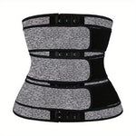 1pc Neoprene 3 Straps Waist Trainer for Women, Tummy Control Workout Corset Slimming Body Shaper Waist Trimmer Cincher Sweat Belt Waistband