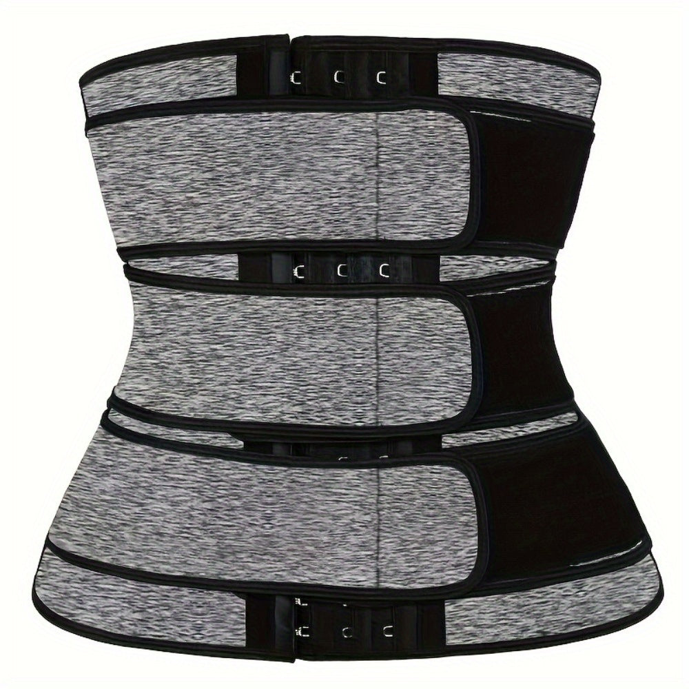 1pc Neoprene 3 Straps Waist Trainer for Women, Tummy Control Workout Corset Slimming Body Shaper Waist Trimmer Cincher Sweat Belt Waistband