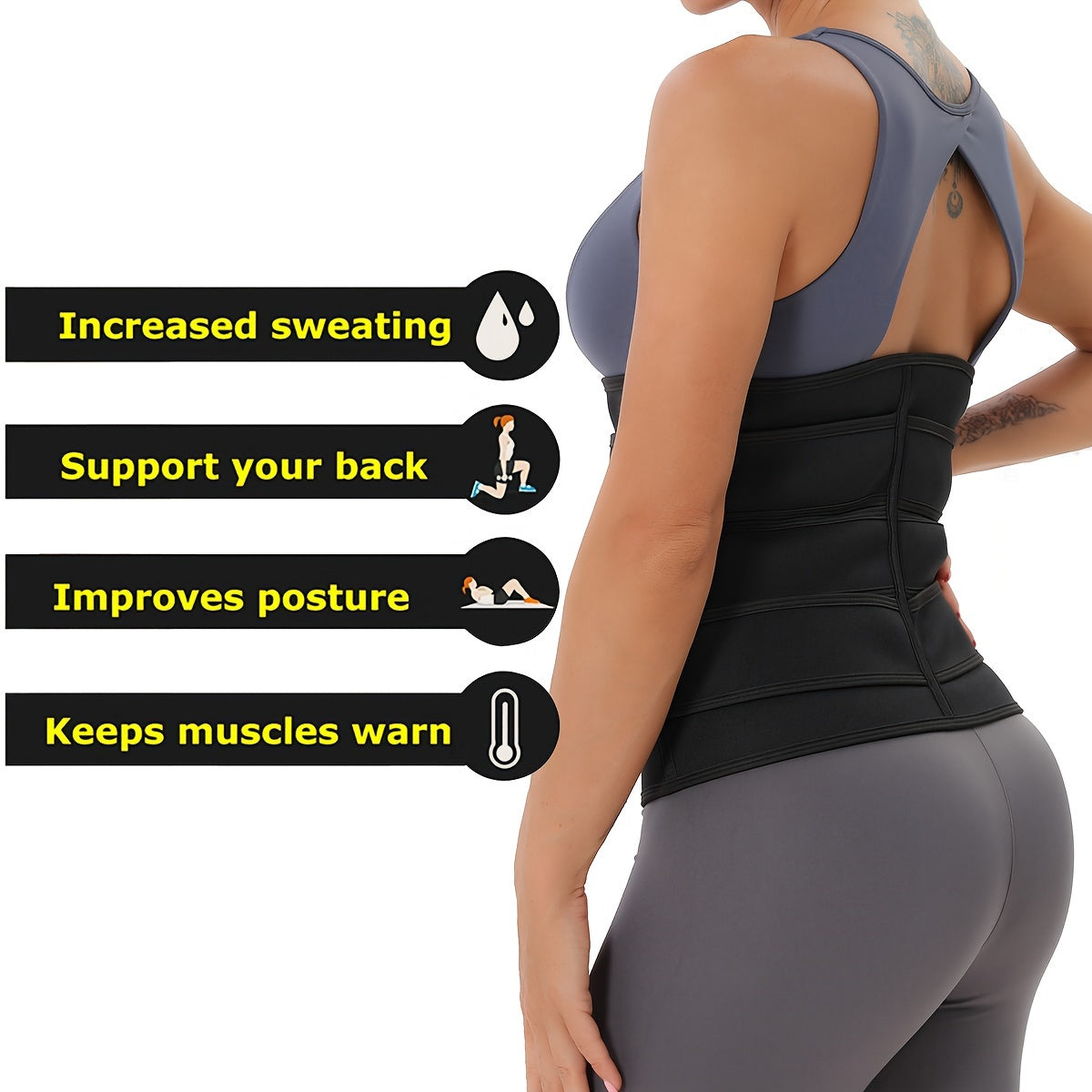 Women's Waist Trainer, Sports And Fitness Waist Protection Belt, Adjustable Postpartum Tightening And Shaping Belt