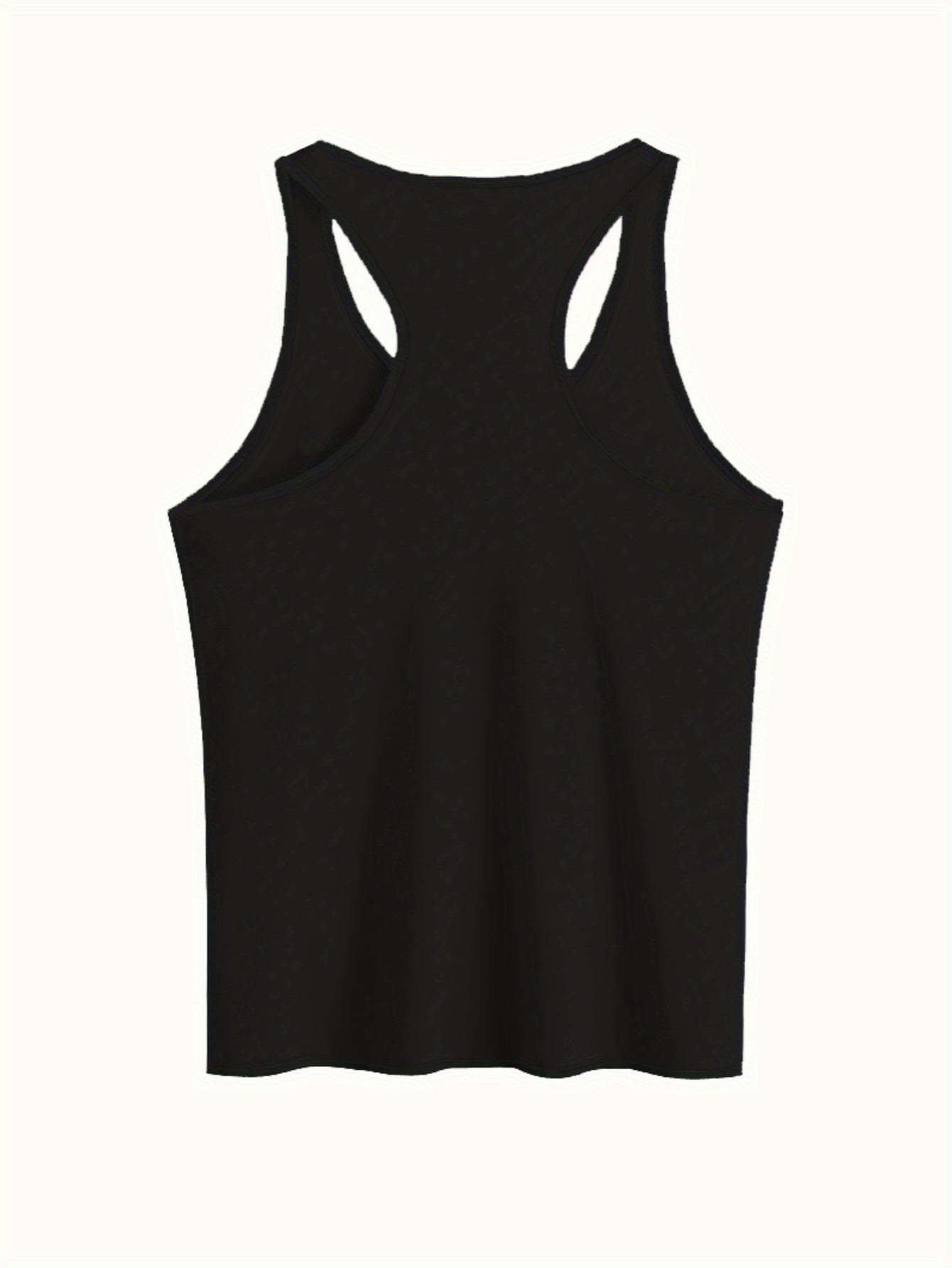 Letter Print Crew Neck Tank Top, Casual Sleeveless Top For Summer & Spring, Women's Clothing