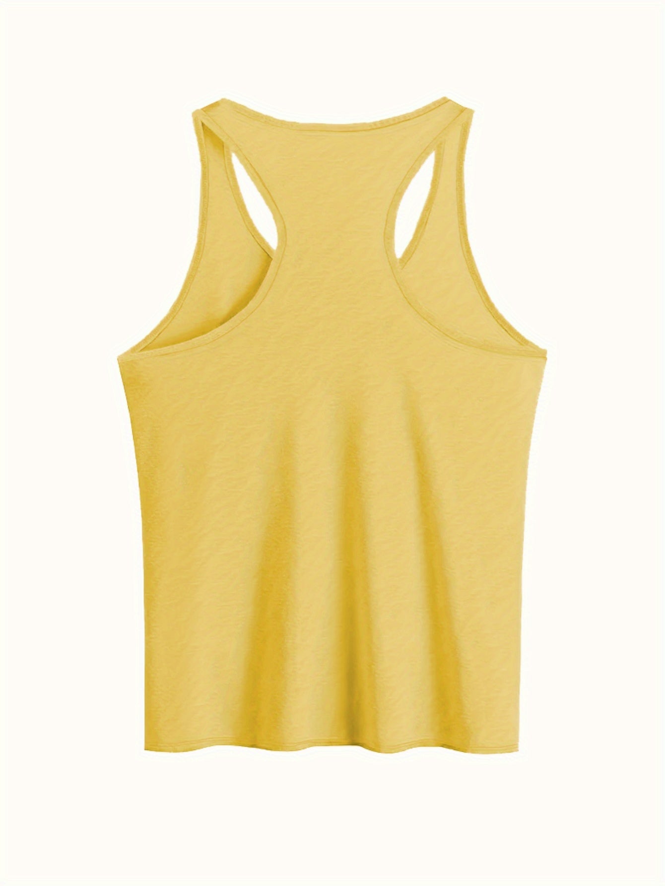 Letter Print Crew Neck Tank Top, Casual Sleeveless Top For Summer & Spring, Women's Clothing