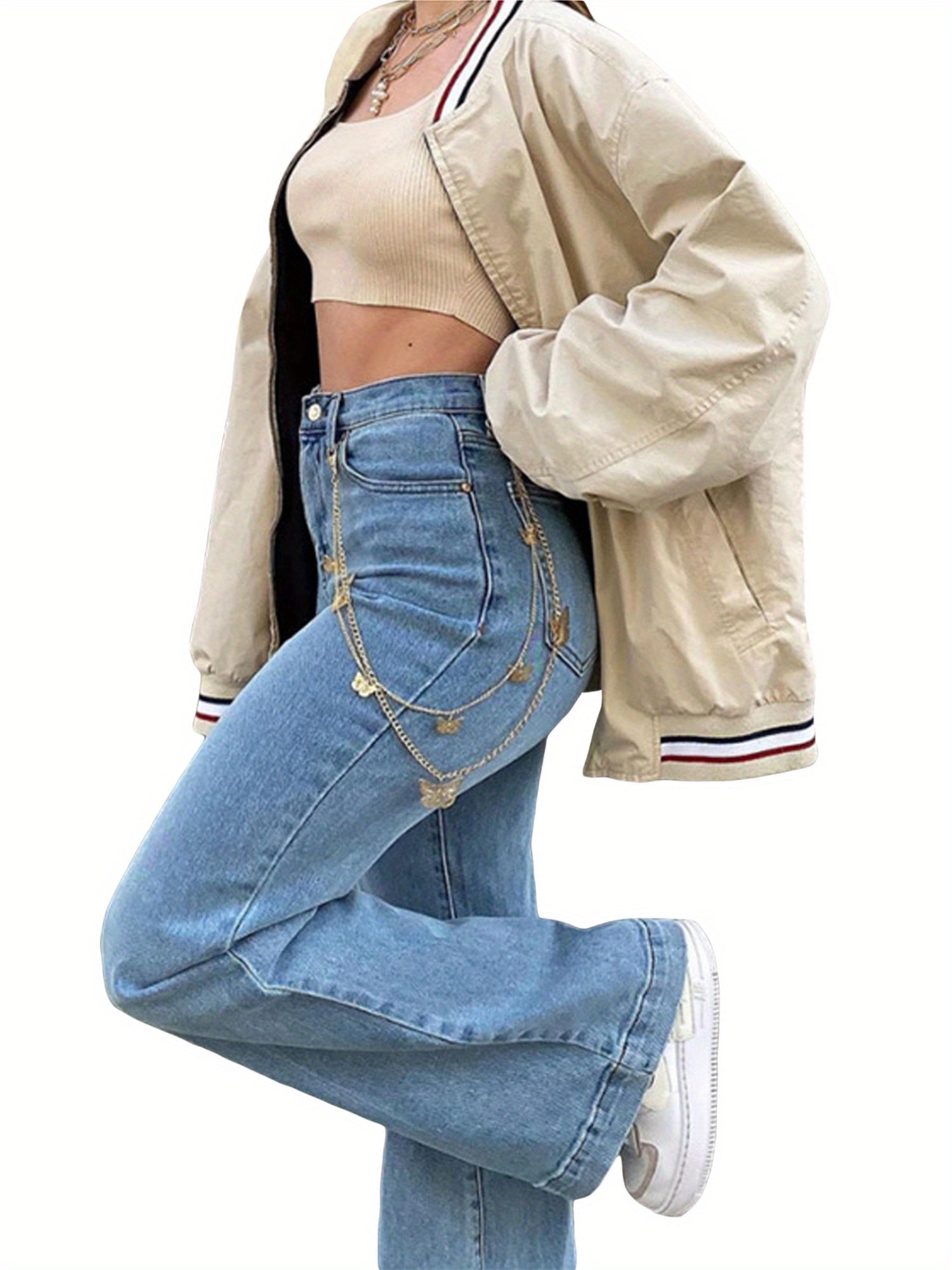 Women Wide Leg Denim Pants High Waist Straight Oversized Plus Size Baggy Flared Jeans Trousers Y2K Fahion Streetwear