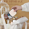 1pc Large Capacity Makeup Bag, Portable Large Opening Makeup Bag, Double Zipper Home Travel Bag