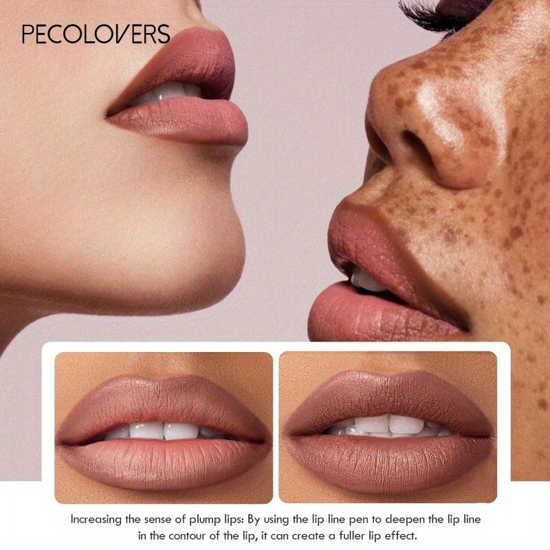 12pcs/Set Multi-Functional Lipliner Pencil Long Lasting Waterproof Lip Eye Brow Cosmetic Makeup Colorful Lip Liner Pens Easter Makeup