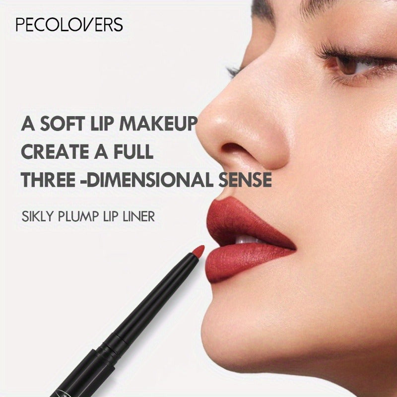 12pcs/Set Multi-Functional Lipliner Pencil Long Lasting Waterproof Lip Eye Brow Cosmetic Makeup Colorful Lip Liner Pens Easter Makeup
